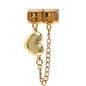 Charm double cœur avec chaîne
