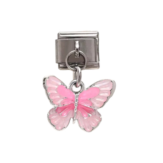 Papillon rose